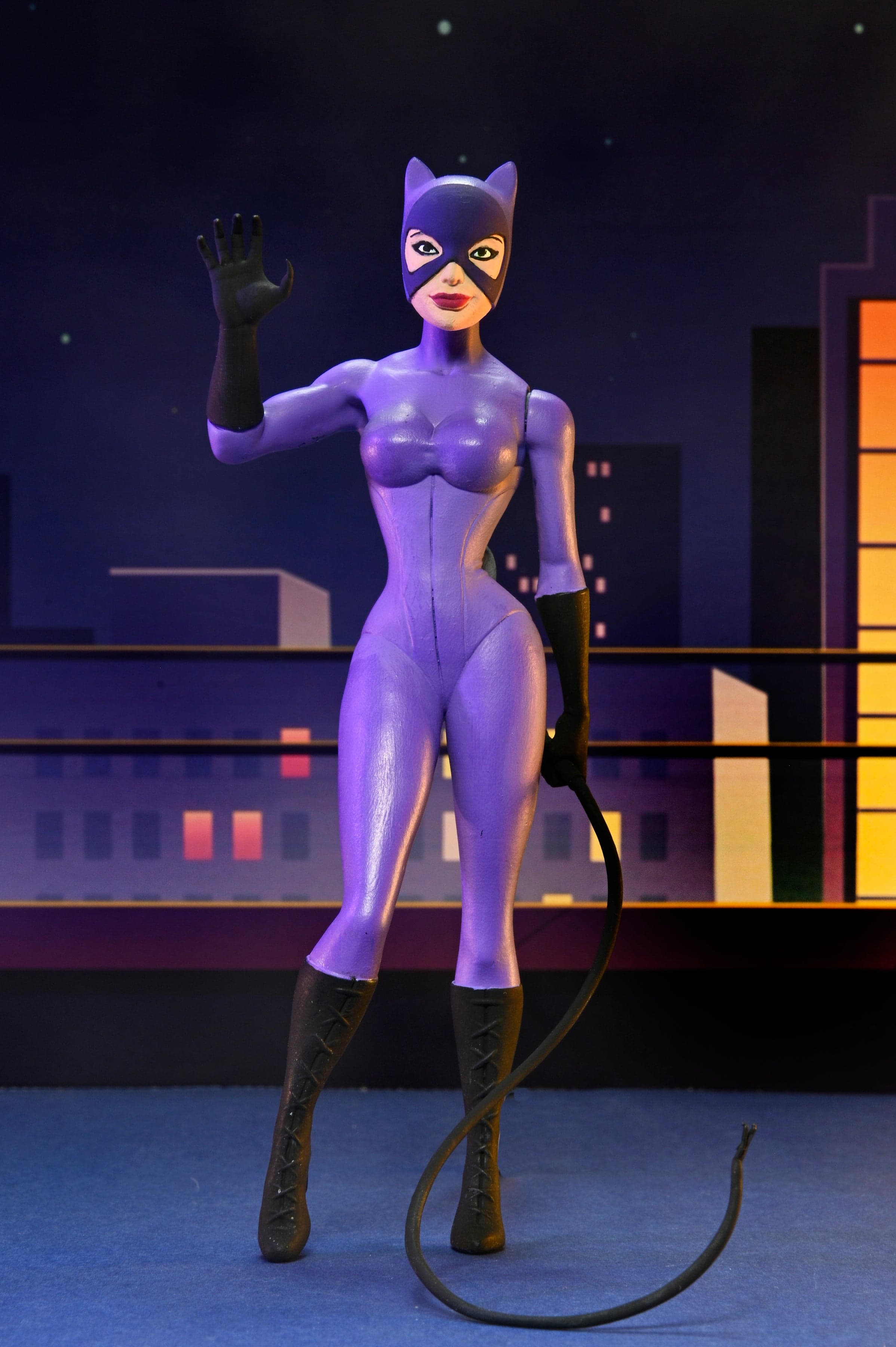 DC Comics (Classic Comics) - Toony Classics Catwoman 6" Scale Action Figure (Purple Suit)