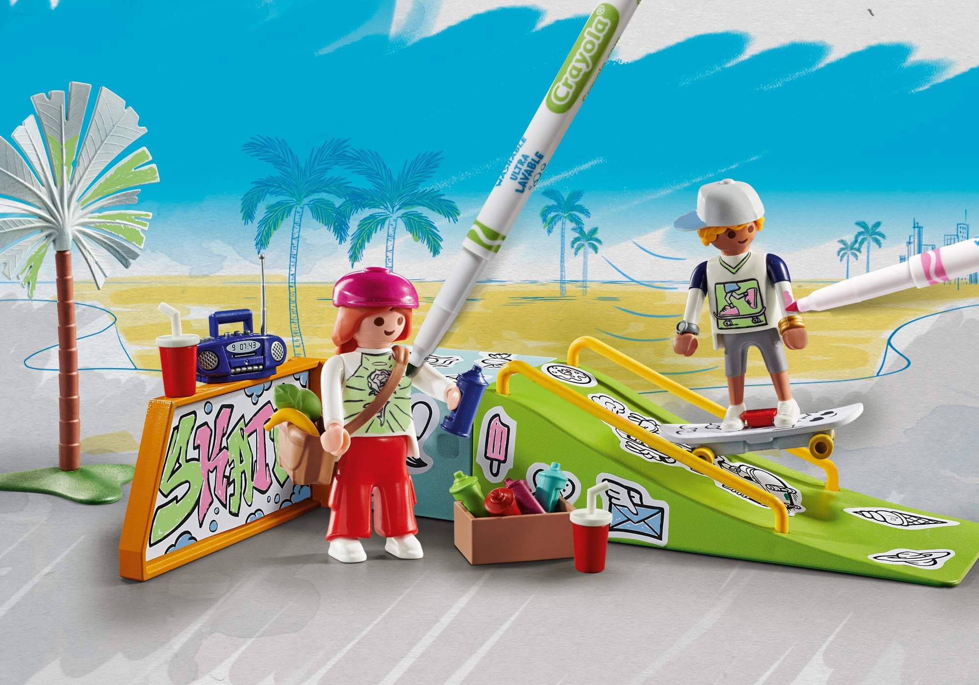 Playmobil Color Skate Park