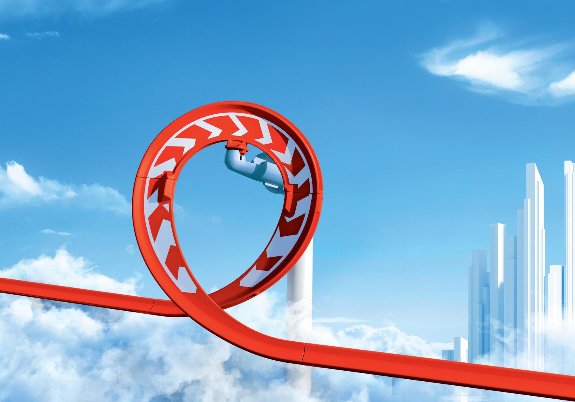 SKY TRAILS: Looping