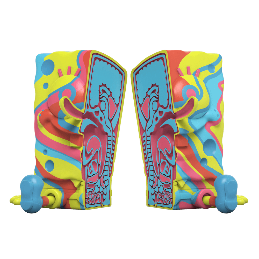 XXPOSED SpongeBob SquarePants by Jason Freeny (Rainbow Swirl Edition)