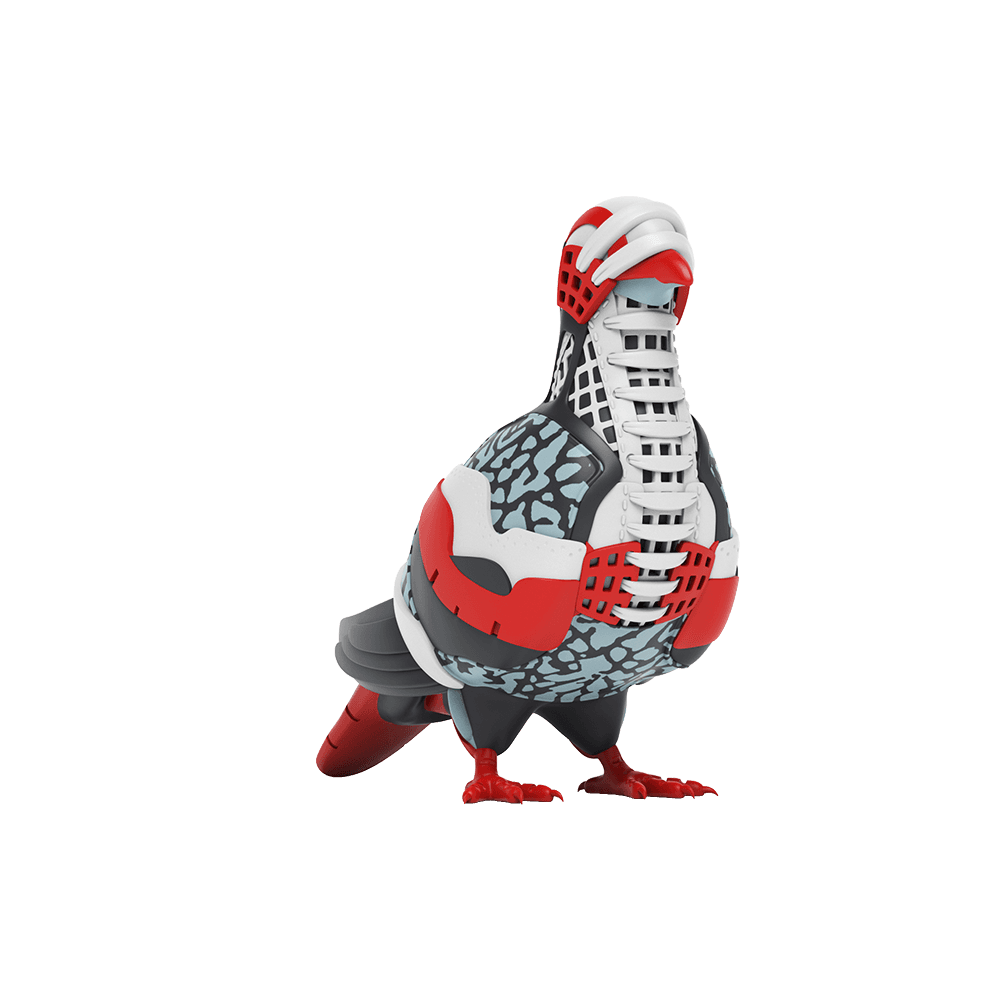 Pigeon in Flight by Jeff Staple