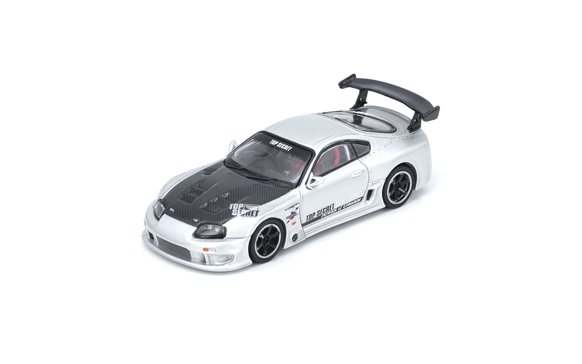 Toyota Supra (A80) Top Secret GT300 Silver - GTSHOW 2025 Event Edition
