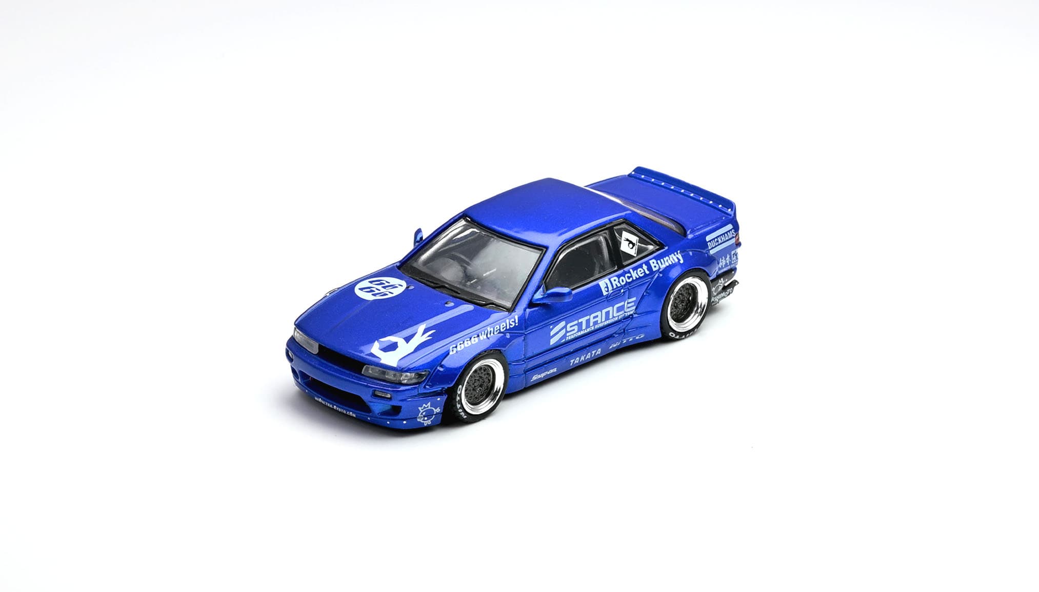 NISSAN SILVIA (S13) V2 PANDEM / ROCKET BUNNY Blue Metallic
