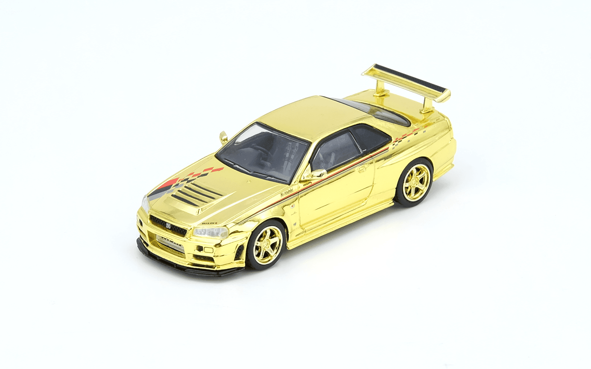 SKYLINE GT-R (R34) NISMO R-Tune Gold Chrome - Hobby Expo China 2023 Event Edition