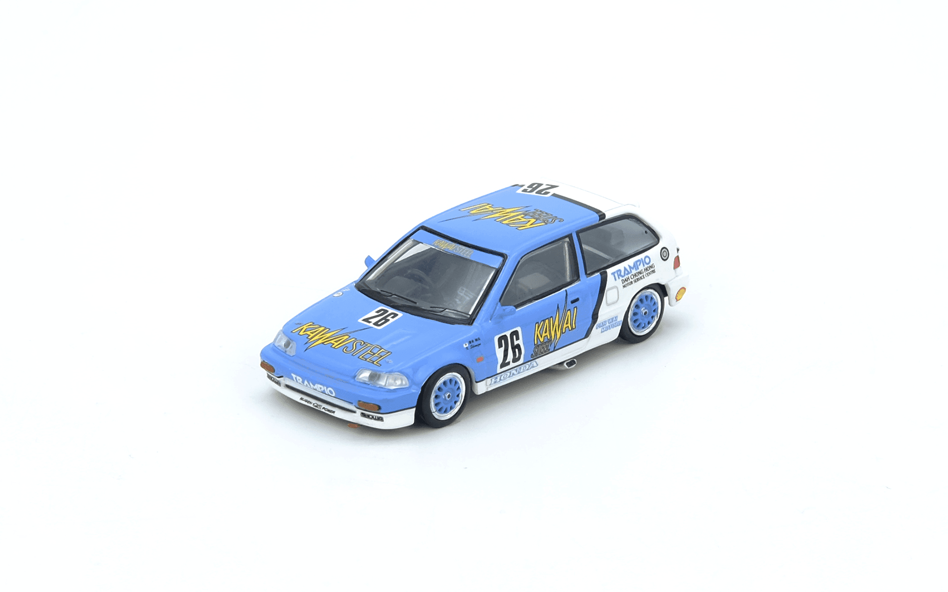 Honda Civic (EF3) #26 "TRAMPIO KAWAI STEEL" Macau Guia Race 1989 - Kazuo Shimizu - Macau Grand Prix 2020 Special Edition