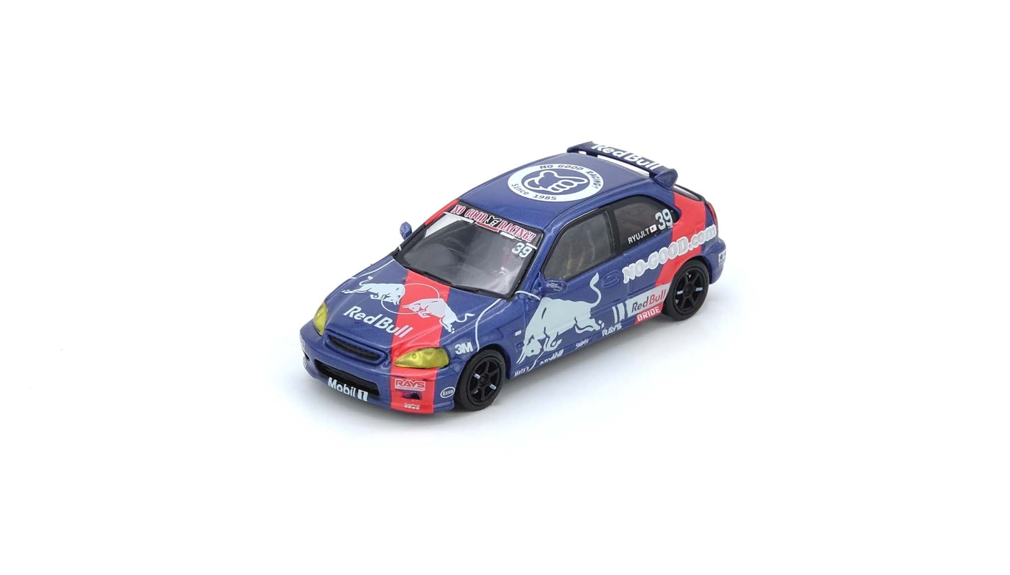 Honda Civic TYPE R (EK9) "NO GOOD RACING" Red Bull Livery