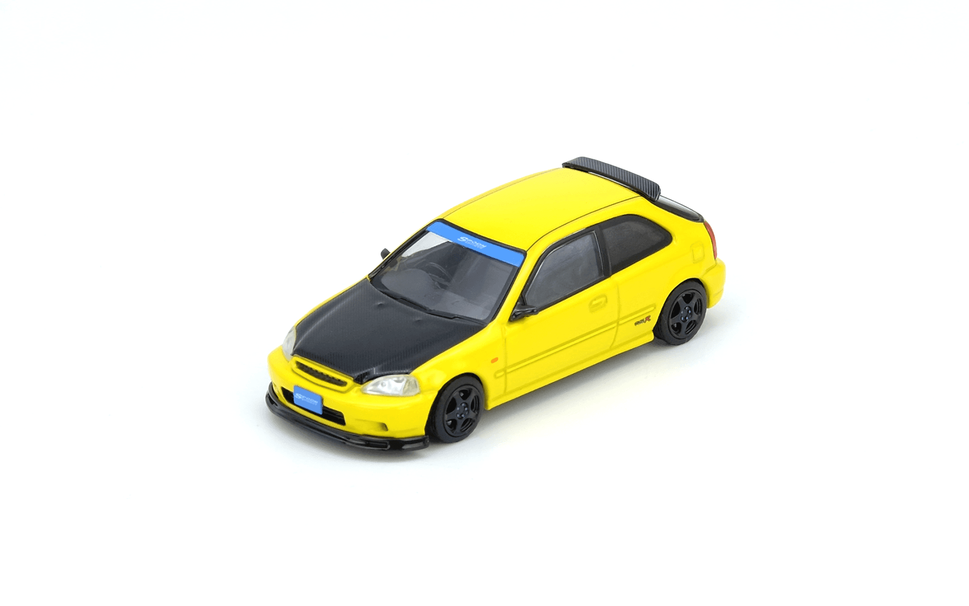 Honda Civic TYPE R (EK9) Yellow Tuned by "SPOON SPORTS"