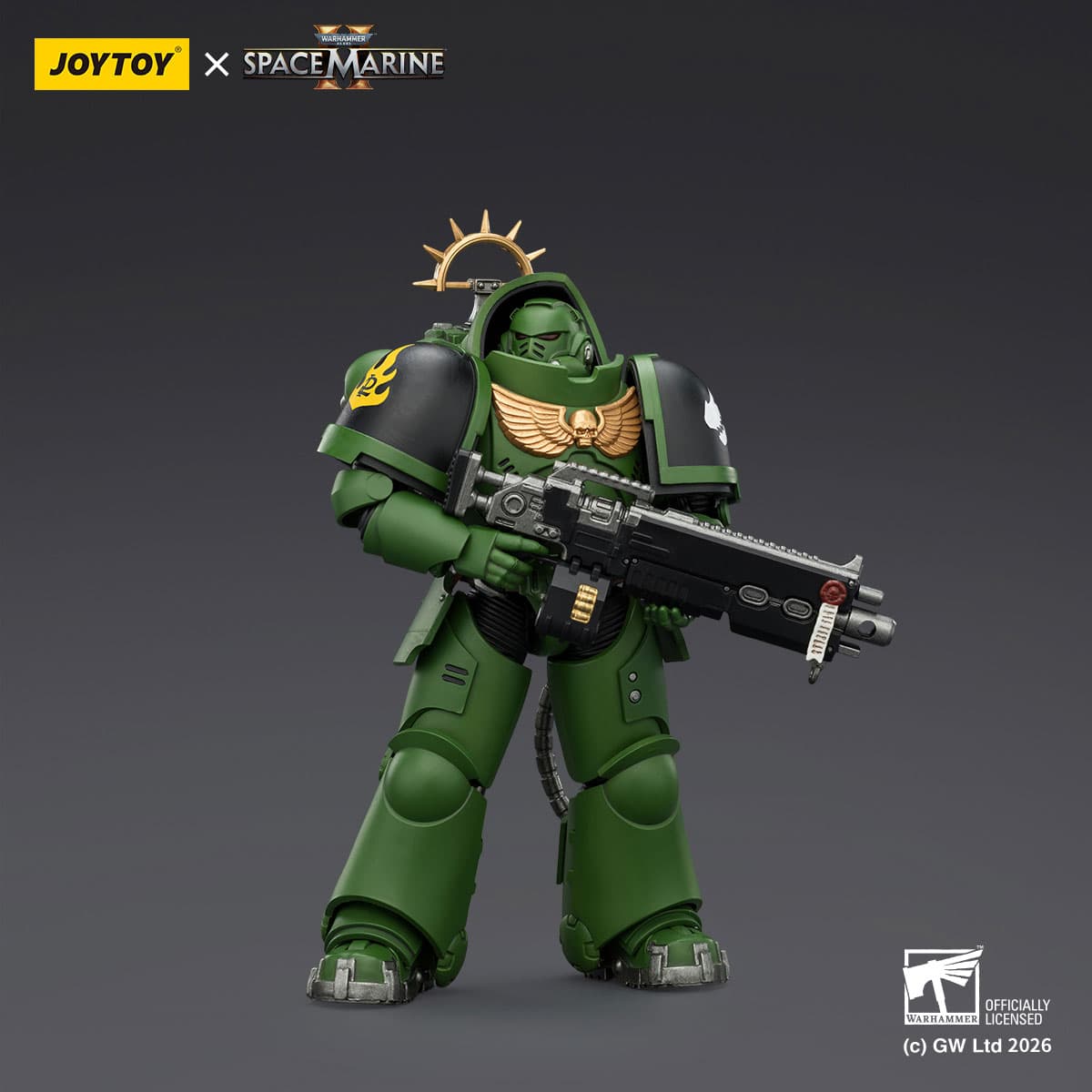 Game Edition Salamanders Heavy Intercessor with Heavy Bolt Rifle and Bolt Pistol