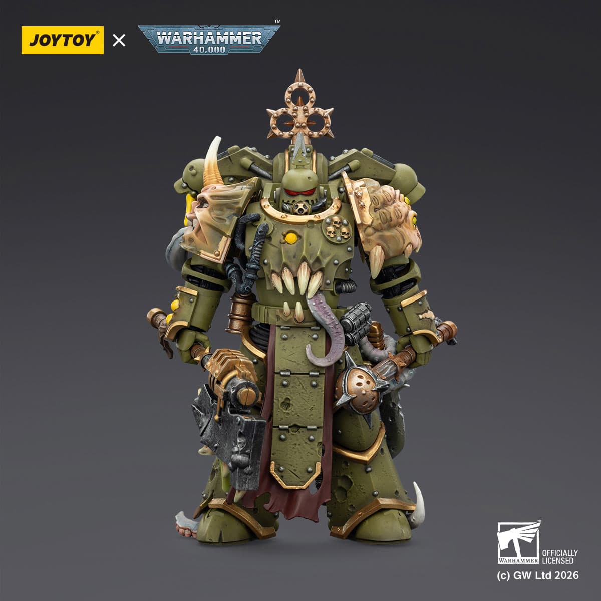 Death Guard Plague Marine with Bubotic axe and Plague Knife