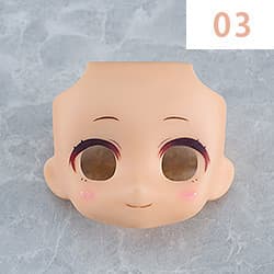 Nendoroid Doll Customizable Face Plate 03 (Peach/Cinnamon/Cream/Almond Milk)