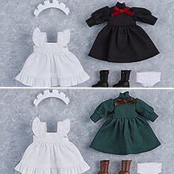 Nendoroid Doll Work Outfit Set: Maid Outfit Long (Black/Green)