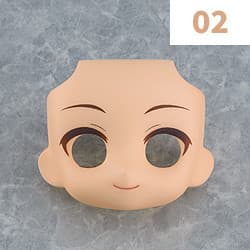 Nendoroid Doll Customizable Face Plate 02 (Peach/Cinnamon/Cream/Almond Milk)