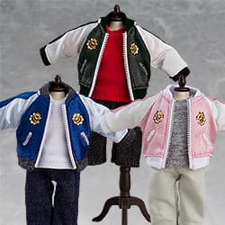 Nendoroid Doll: Outfit Set (Souvenir Jacket - Blue/Black/Pink)
