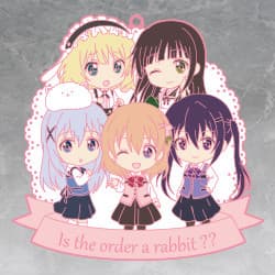 Is the Order a Rabbit?? Nendoroid Plus Unit Rubber Straps (Rabbit House / Aoyama Blue Mountain & Mocha / Chimame Corps)