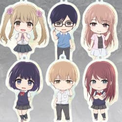 Nendoroid Plus Scum's Wish Acrylic Keychains (Hanabi Yasuraoka / Mugi Awaya / Sanae Ebato / Noriko Kamomebata / Narumi Kanai / Akane Minagawa)