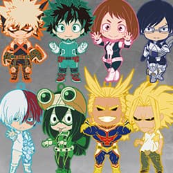 Nendoroid Plus: My Hero Academia Trading Rubber Straps