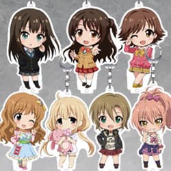 Nendoroid Plus: THE IDOLM@STER CINDERELLA GIRLS Acrylic Keychains with Stand (Uzuki Shimamura/Rin Shibuya/Mio Honda/Anzu Futaba/Riina Tada/Kirari Moroboshi/Jougasaki Mika) (ねんどろいどぷらす あいどるますたーしんでれらがーるず あくりるすたんどつききーちぇーん しまむらうづき/しぶやりん/ほんだみお/ふたばあんず/ただりいな/もろぼしきらり/じょうがさきみか)