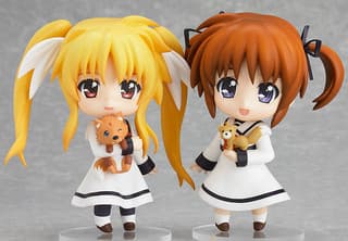 Nendoroid Nanoha Takamachi & Fate Testarossa : Seishoudai Primary School Uniform Ver. (ねんどろいど たかまちなのは&ふぇいと・てすたろっさ しりつせいしょうだいふぞくしょうがっこうVer.)