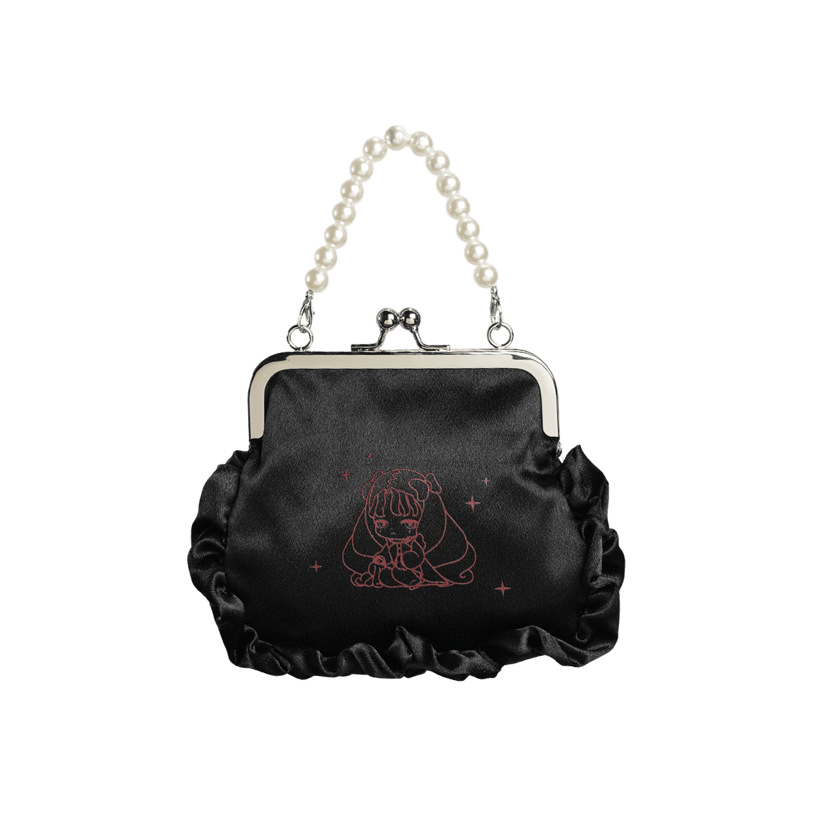 LILITH FORBIDDEN COVENANT CROSSBODY BAG - BLACK