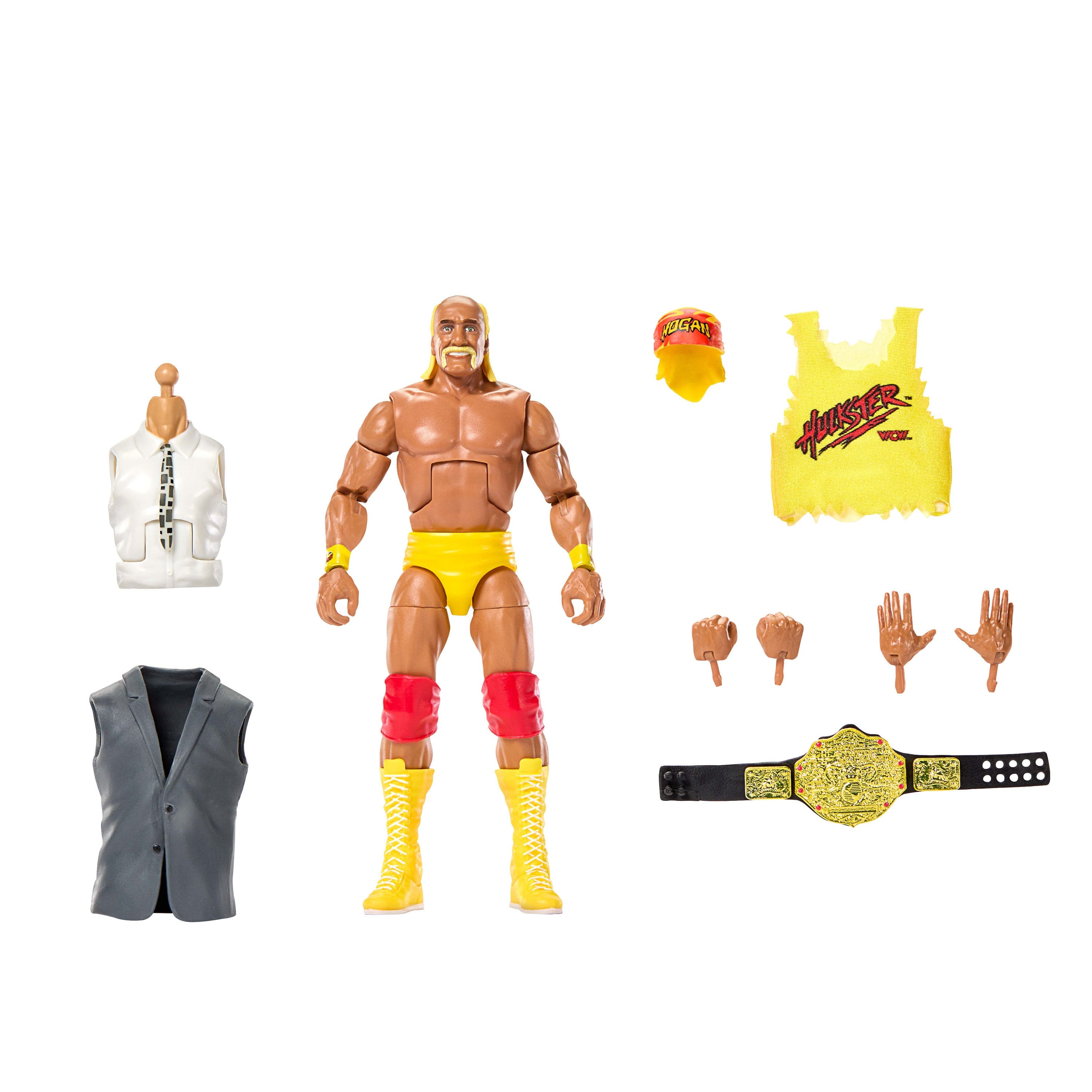 WWE Monday Night War Elite Collection Hulk Hogan Action Figure & Accessories 6-inch Set