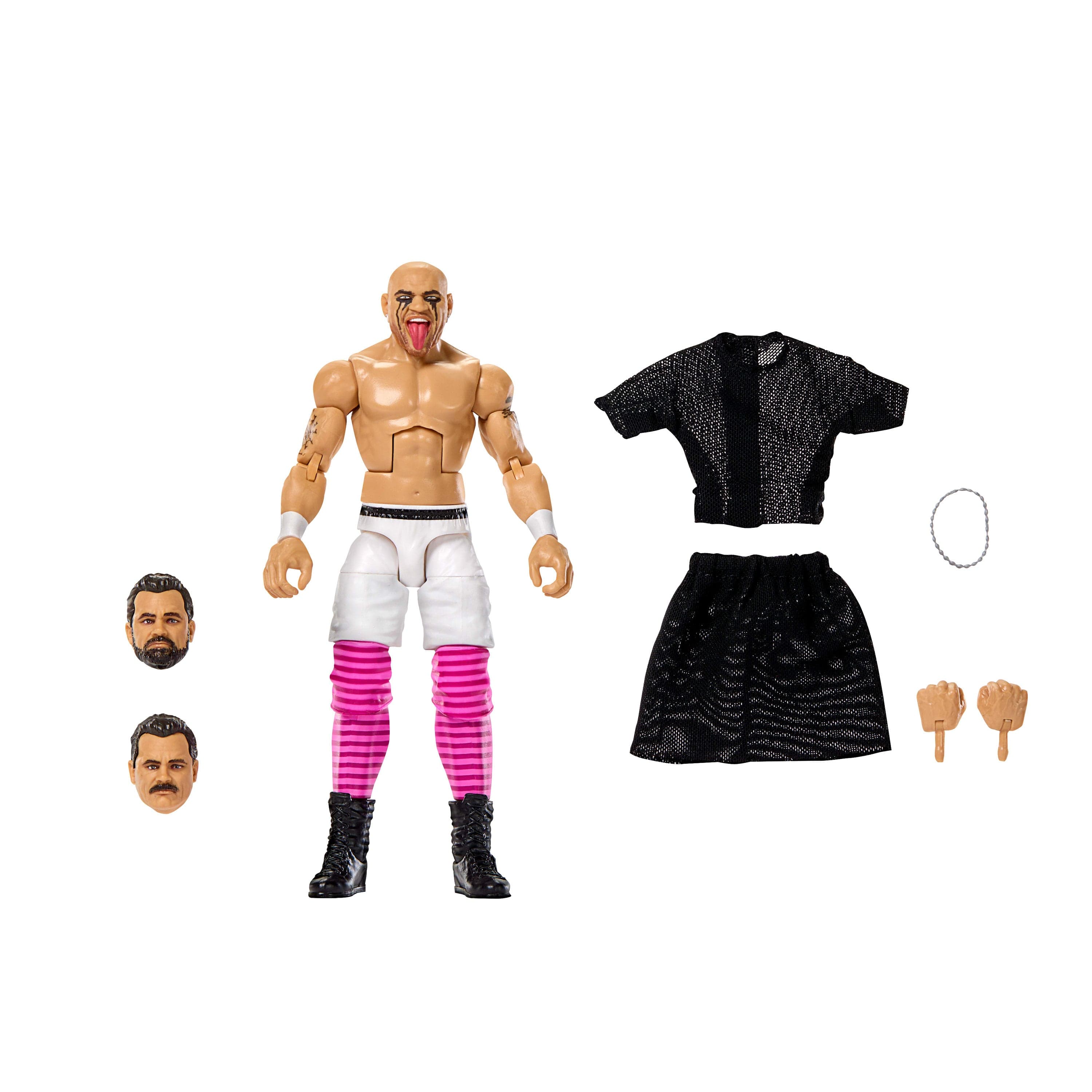 WWE Monday Night War Elite Collection Headbanger Mosh Action Figure & Accessories 6-inch Set