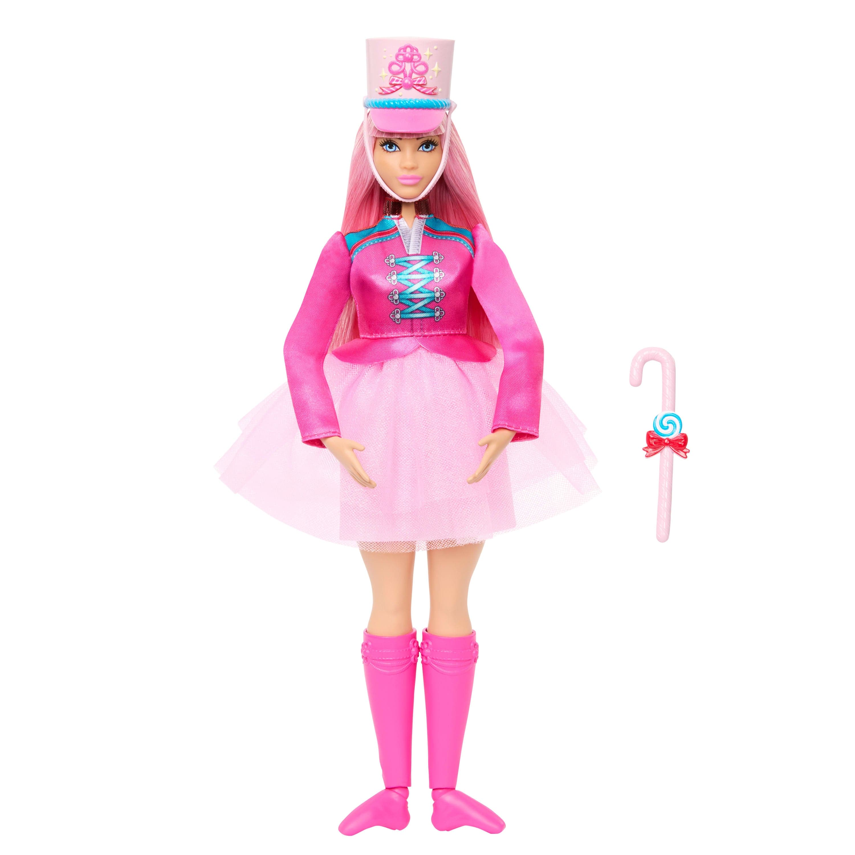 Barbie in The Nutcracker Daisy Ballerina Doll With Articulated Ankles And Candy Cane Baton