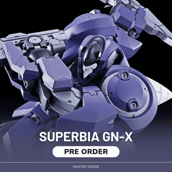 Gambar produk [MG] GNX-612T/AA Superbia GN-X - Mobile Suit Gundam 00V (PBandai) | GundamNesia