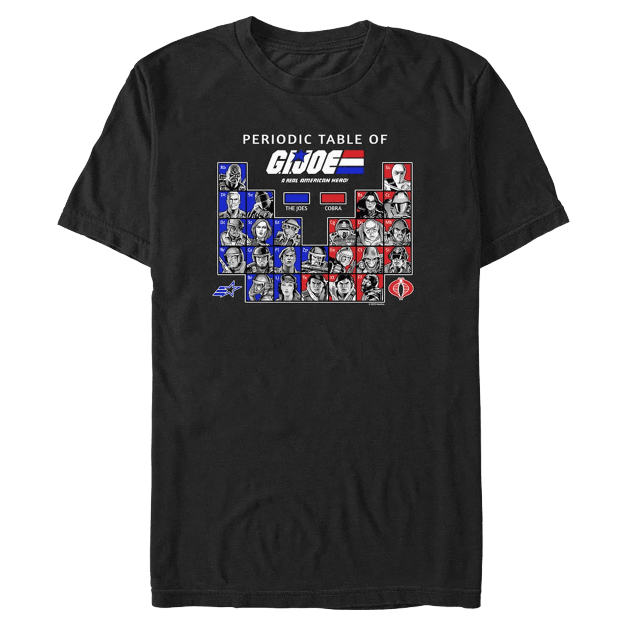 G.I. Joe Simplified Periodic Joes Men's T-Shirt