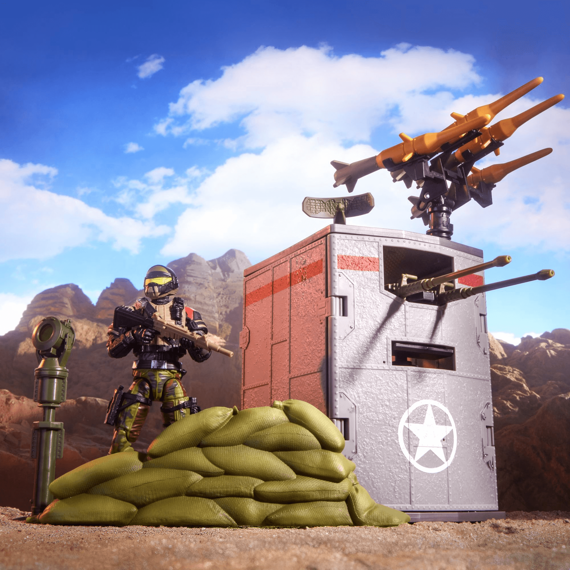 G.I. Joe Classified Series #175, Steel Corps Sentry & Modular Defense Post