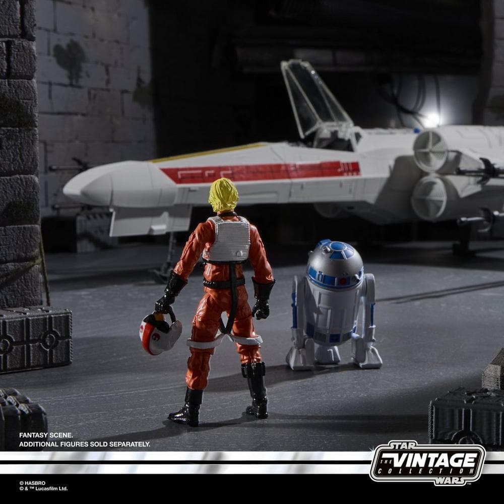 STAR WARS The Vintage Collection X-Wing Fighter and Luke Skywalker (X-Wing): Kenner Colors