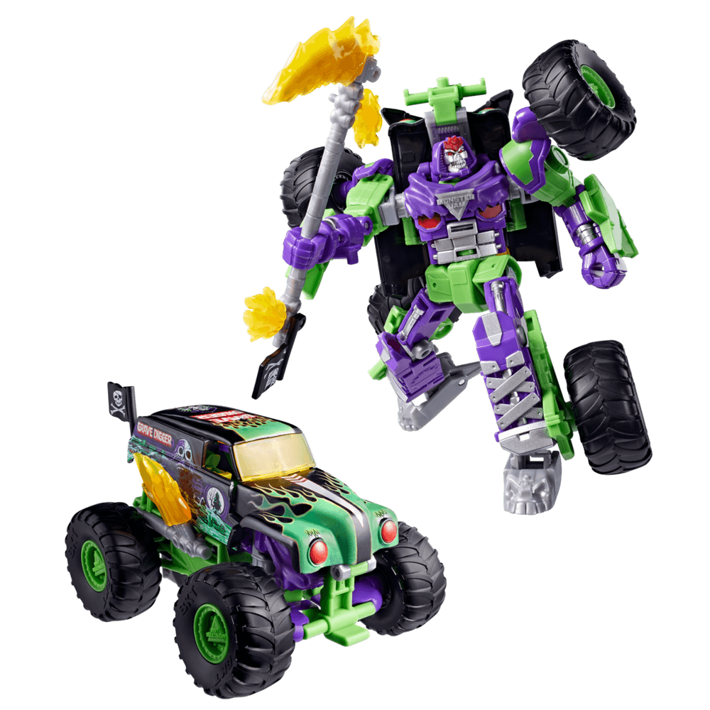 Transformers Collaborative Transformers x Monster Jam Grave Digger (Grim)