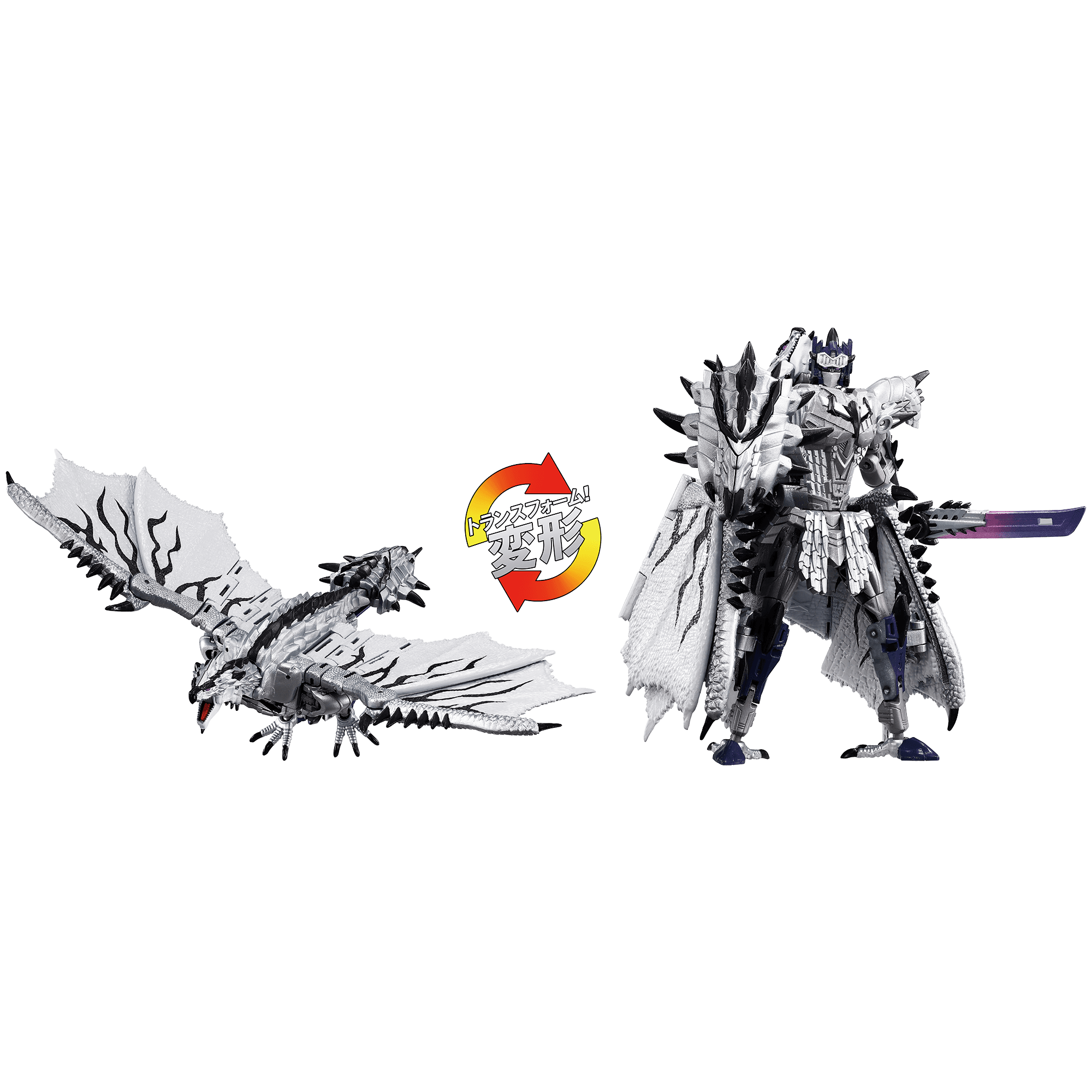 Transformers Takara Tomy Monster Hunter Silver Rathalos Prime