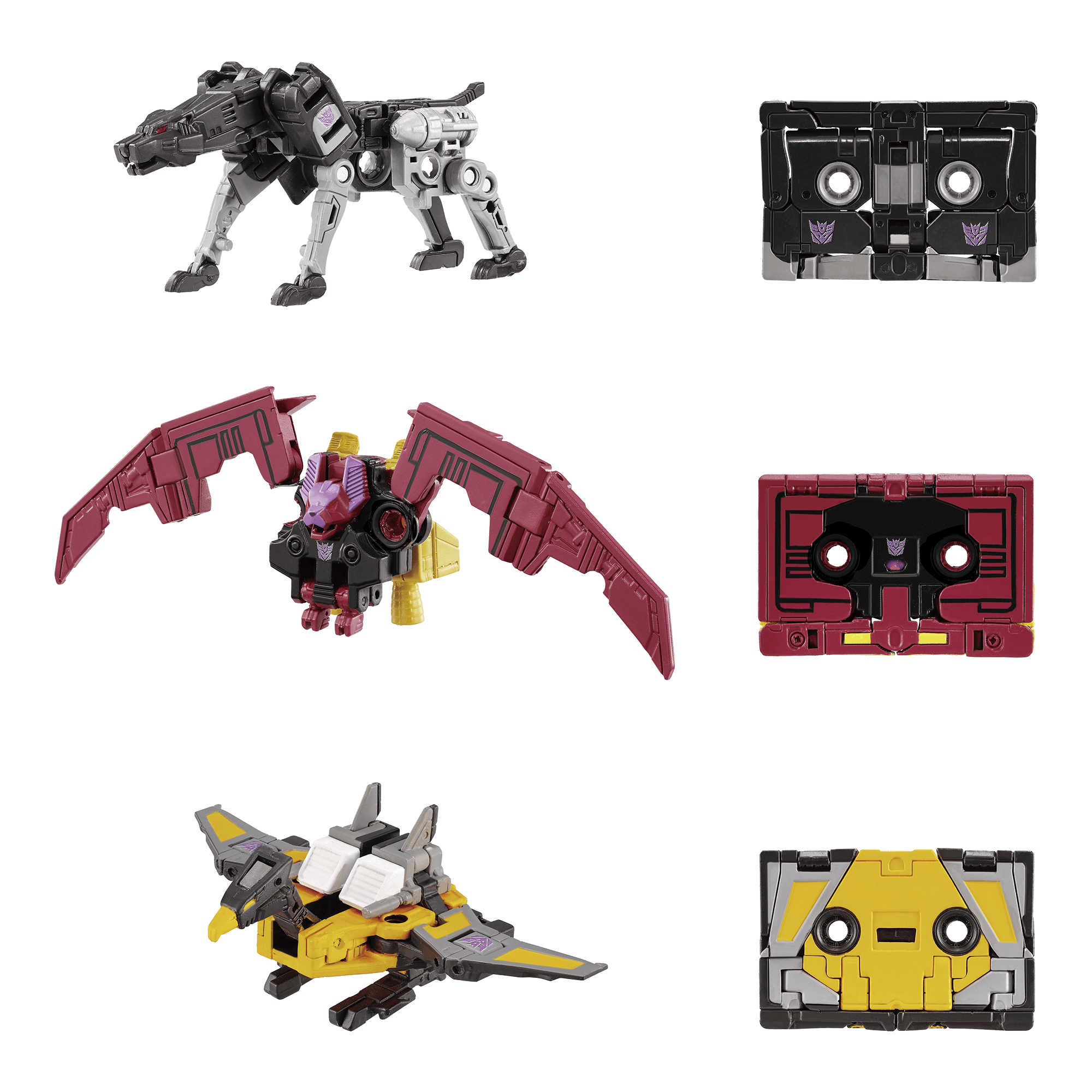 Transformers Takara Tomy MPG-22 Jaguar, Buzzsaw, & Ratbat