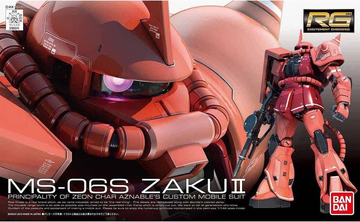 Gambar promosi RG 1/144 MS-06S Zaku II