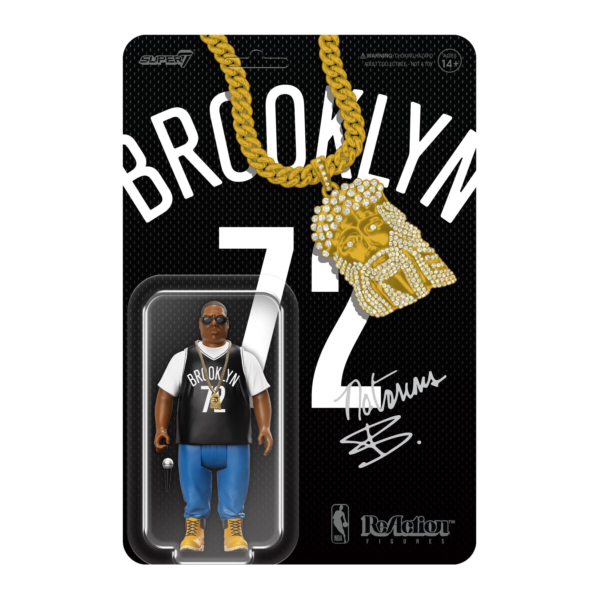 Gambar produk Notorious B.I.G. ReAction Wave 2 - Biggie Brooklyn Jersey