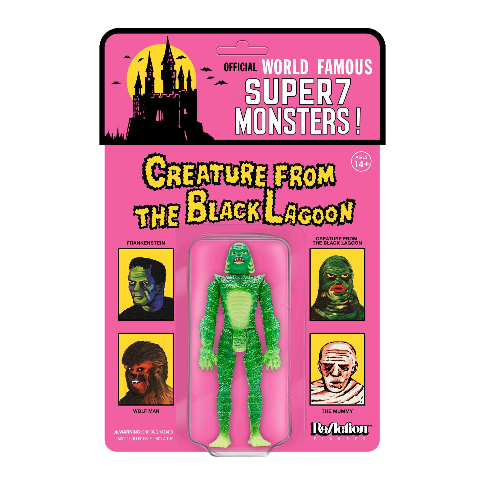 Gambar produk Universal Monsters ReAction Figure - "Super" Creature (Narrow Sculpt on Card)