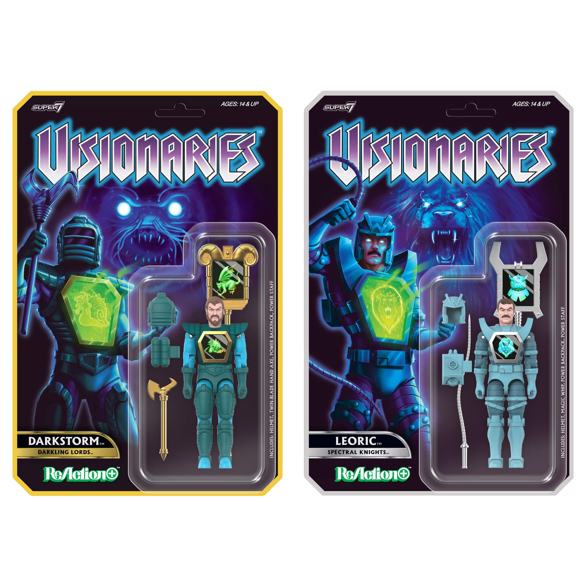 Gambar produk Visionaries ReAction+ Wave 01 - Darkstorm and Leoric