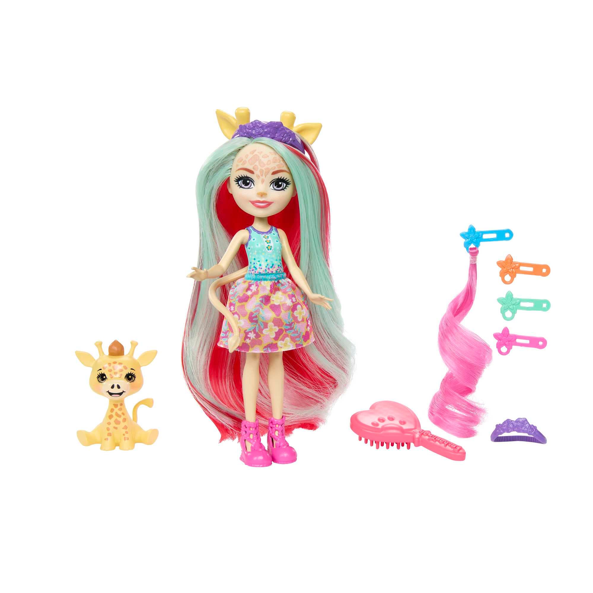 enchantimals-Poupée Chevelure Gala enchanté Avec Figurine Animale