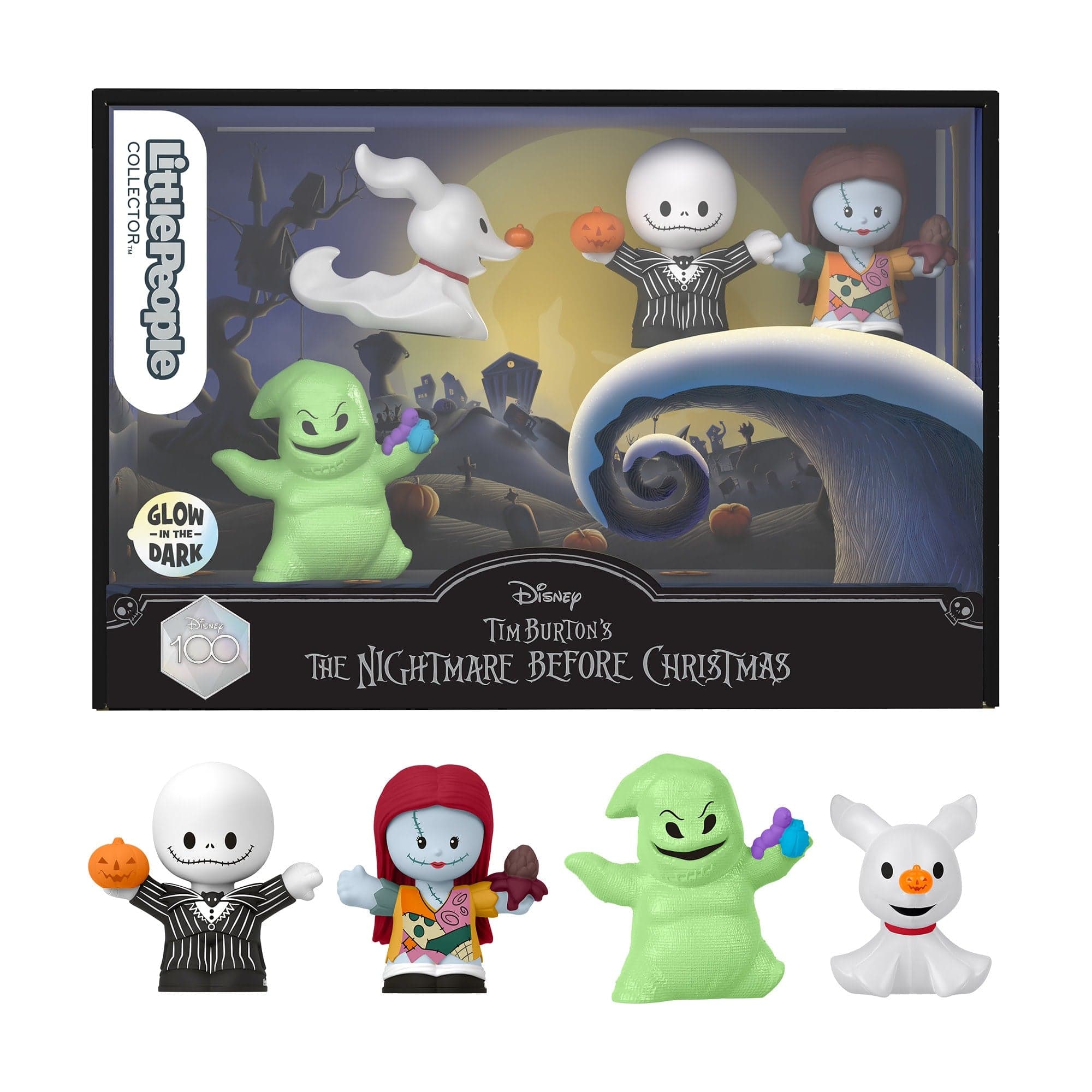 Little People Collector Disney Tim Burton's The Nightmare Before Christmas Set, 4 Figures