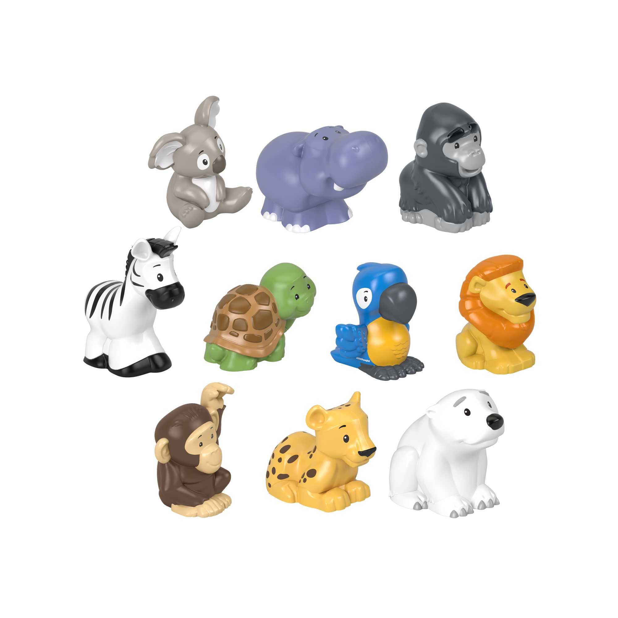 Fisher-Price® Little People® Coffret de 10 Figurines D’Animaux