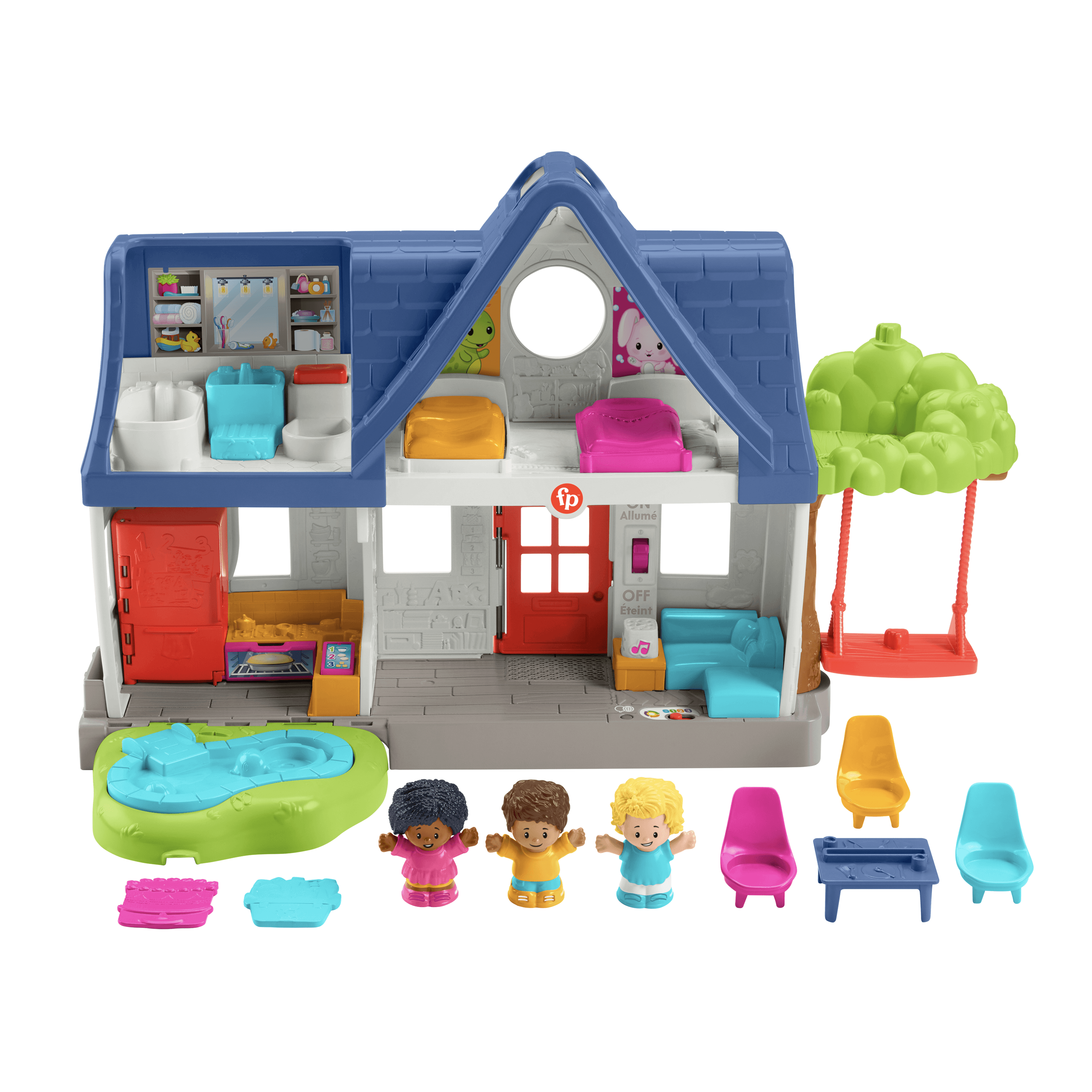 Fisher-Price Little People Friends Together Play House - English & French Version