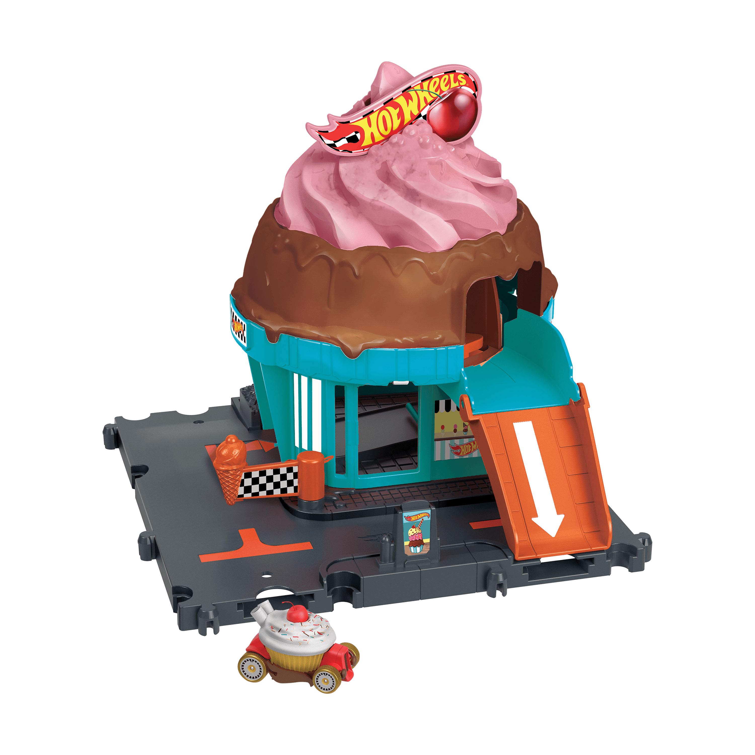 Hot Wheels City-Ville Course Glacée-Coffret