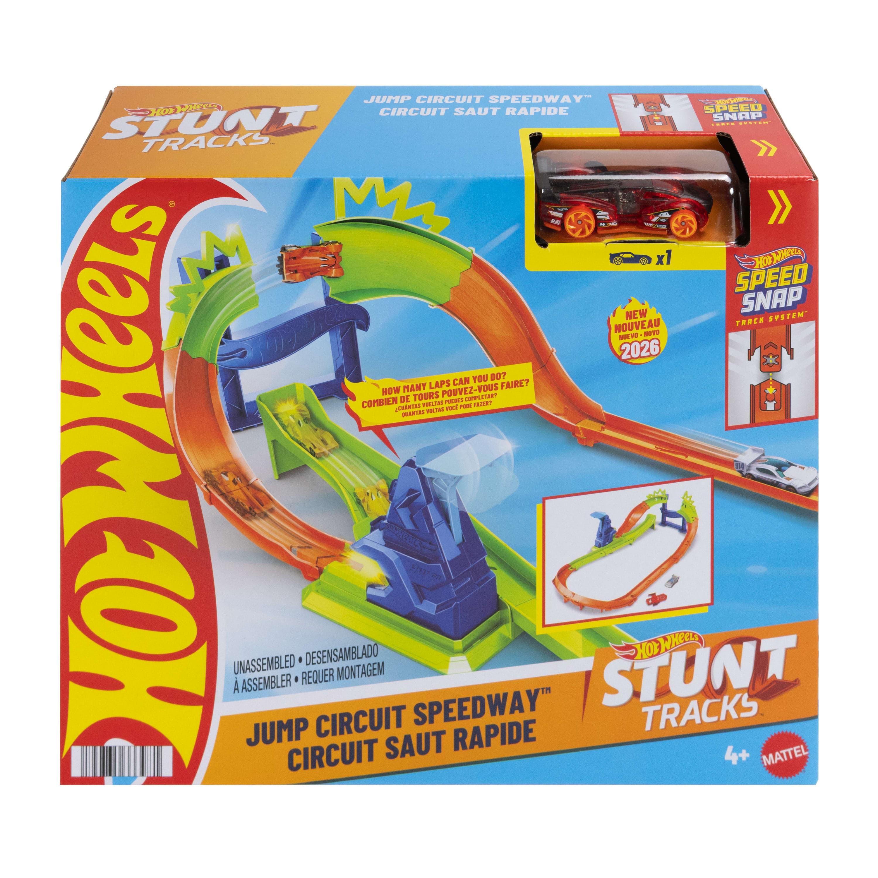 Hot Wheels Stunt Pista de Juguete Desafío de campeonato