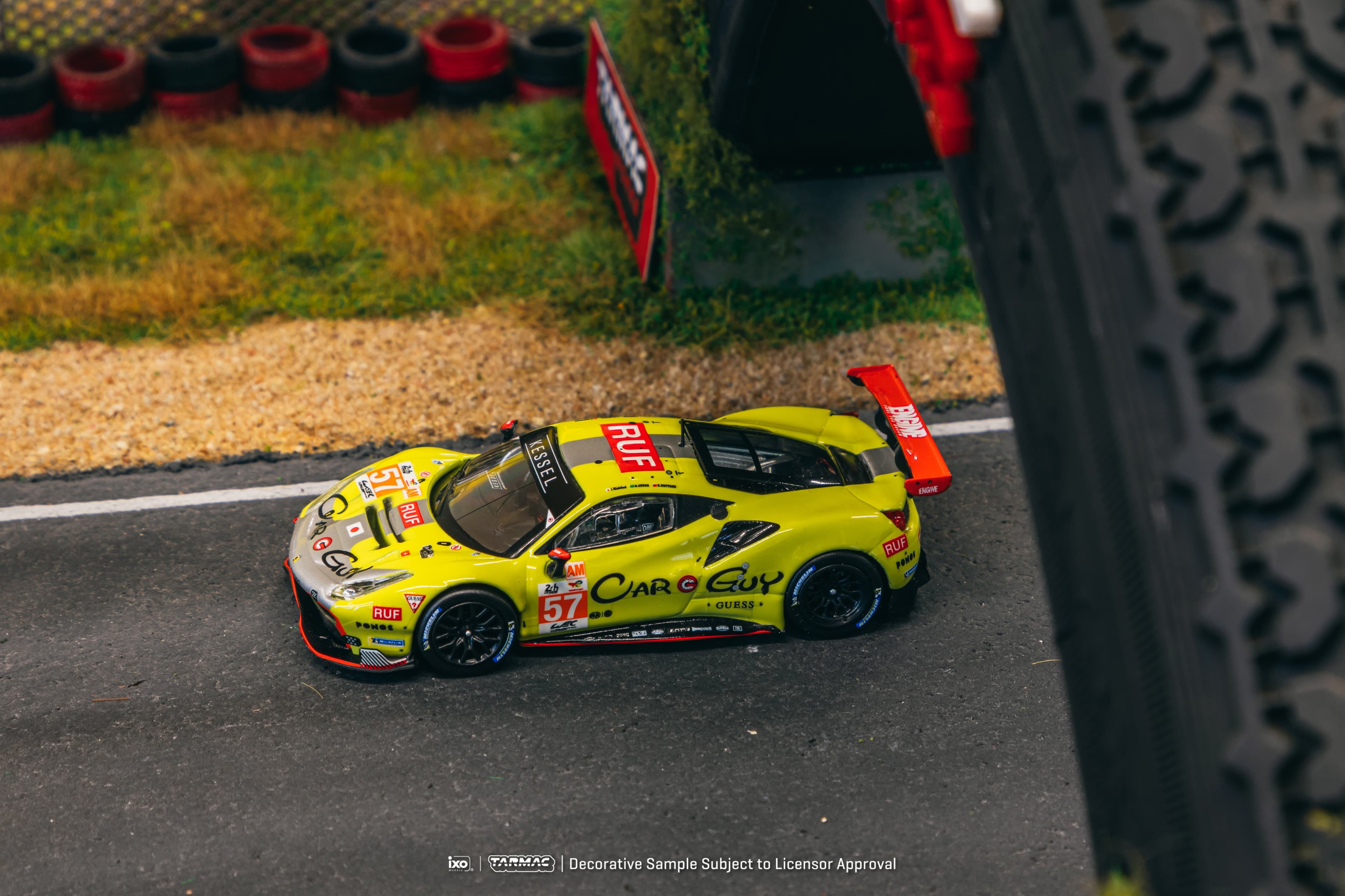 1/64 Ferrari 488 GTE 24h of Le Mans 2023 #57 - Tarmac Works X iXO Models HOBBY64