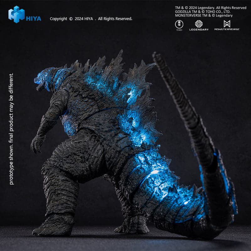 HIYA Exquisite Basic+ Series None Scale 7 Inch Godzilla vs. Kong Heat Ray Godzilla Action Figure