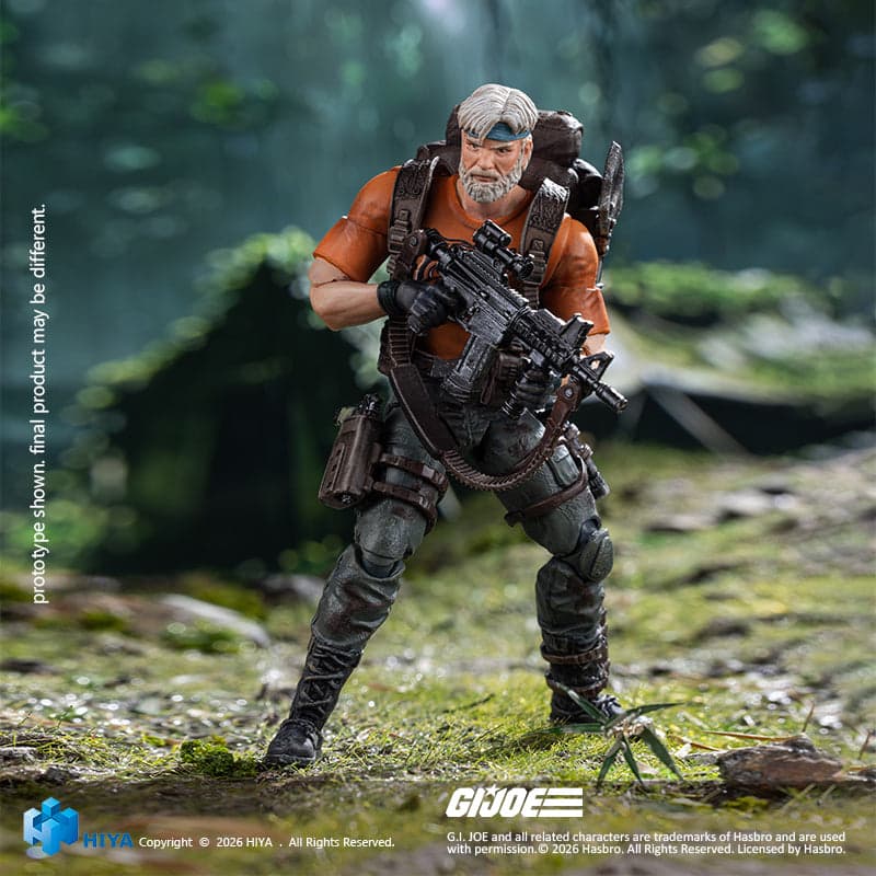 HIYA Exquisite Mini Series 1/18 Scale 4.3 Inch G.I.Joe Outback Tiger Force Version Action Figure