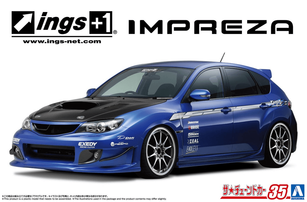 1/24 ings GRB Impreza WRX STI '07 (Subaru)
