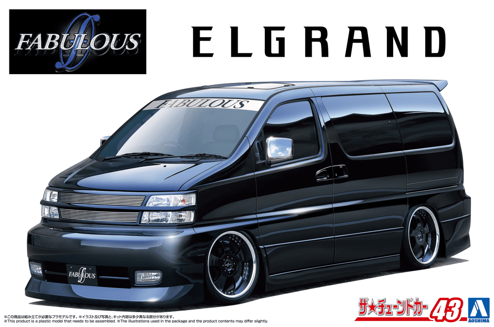 1/24 Fabless APE50 Elgrand '00 (Nissan)