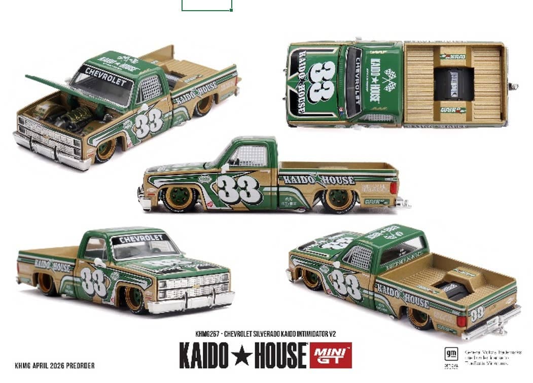 1/64 Chevrolet Silverado KAIDO Intimidator V2 (Left-hand Drive)