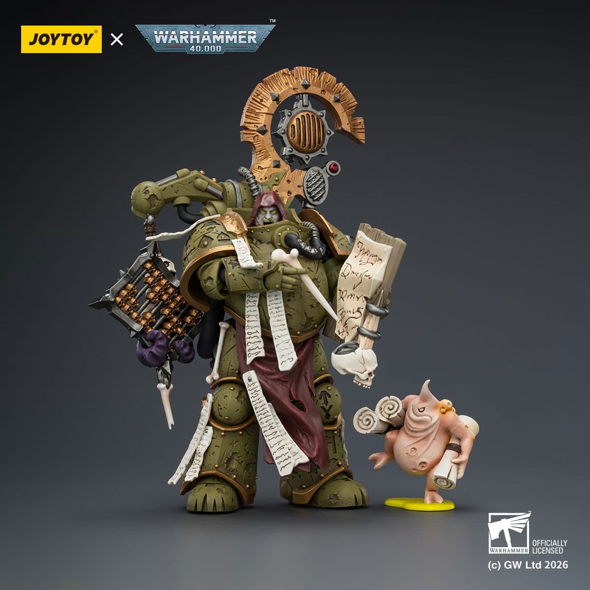 Death Guard Tallyman with Plasma Pistol